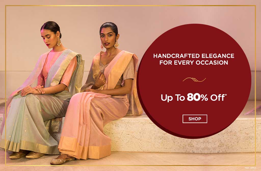 Shop Men Women s Ethnic Wear Handcrafted Collection AJIO