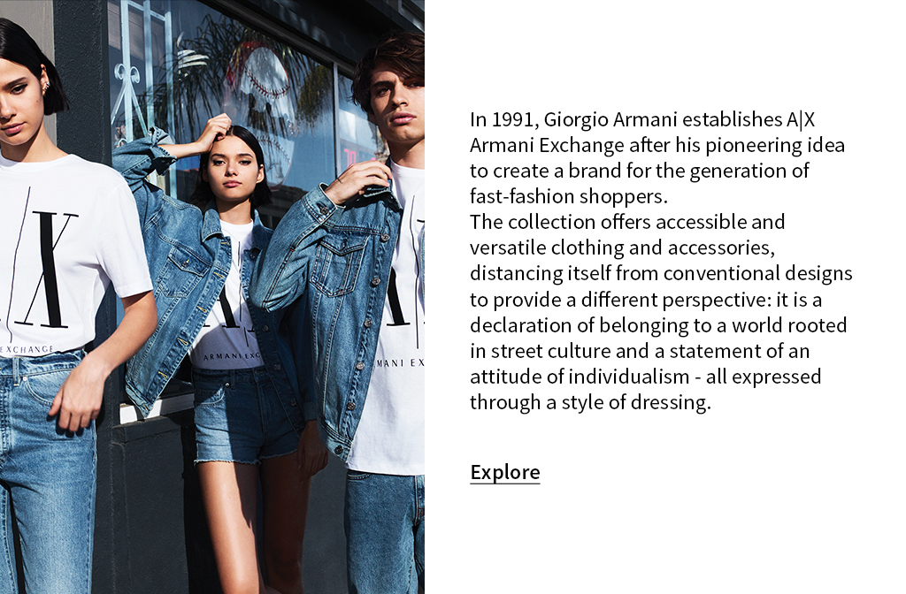 Armani exchange since 1991 deals